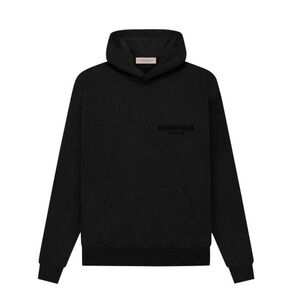 Fear of God Essentials Hoodie Stretch Limo (Black) Small NWT